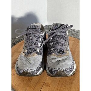 Brooks Bedlam Mens Gray White Knit Running Shoes DNA AMP 1202721B022